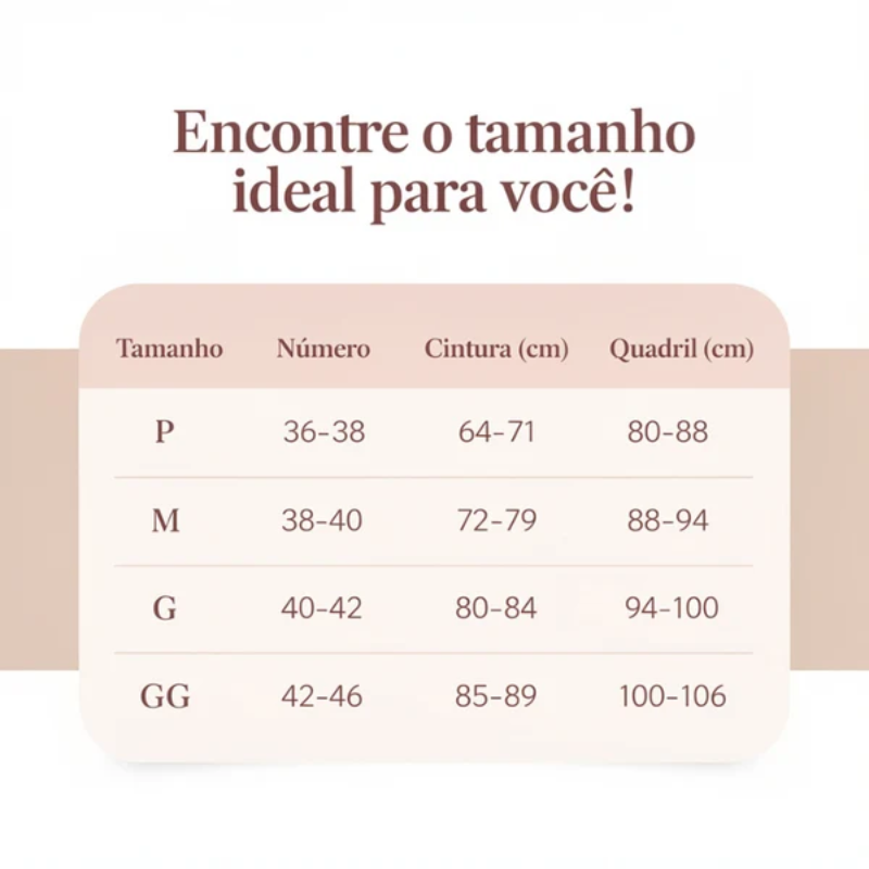 Calcinha ConfortShape - Kit com 5 unidades